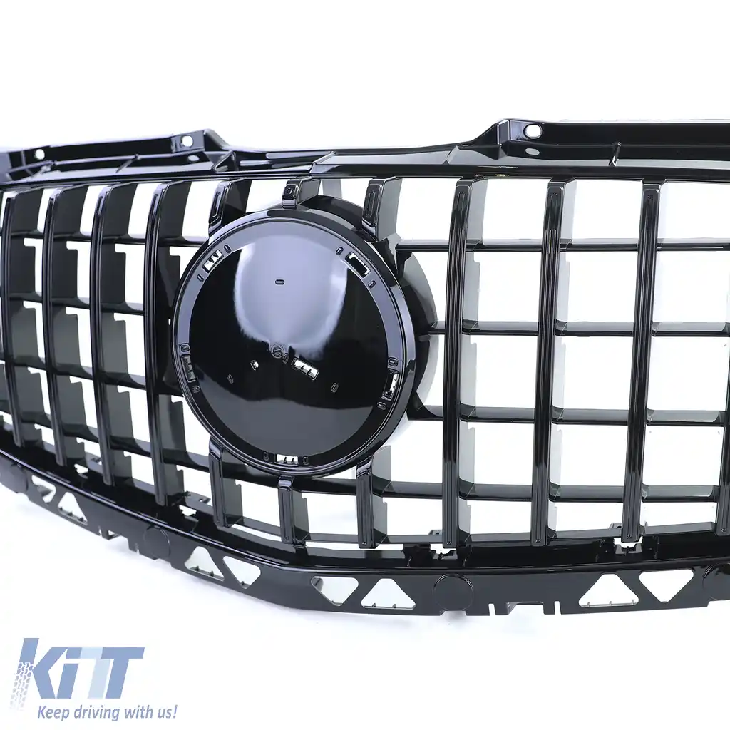 Grilă sport neagră lucioasă, potrivită pentru Mercedes Sprinter W906 Facelift 13-18-image-6203741