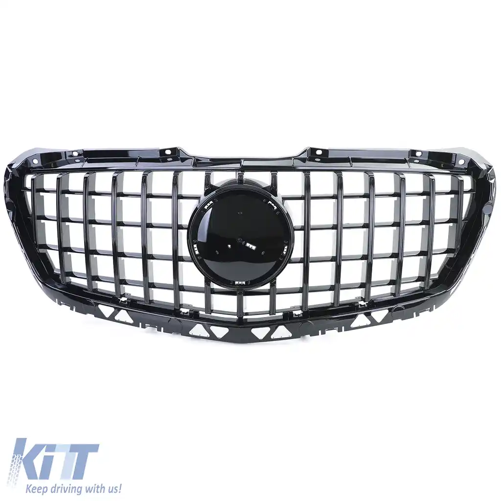 Grilă sport neagră lucioasă, potrivită pentru Mercedes Sprinter W906 Facelift 13-18-image-6203742