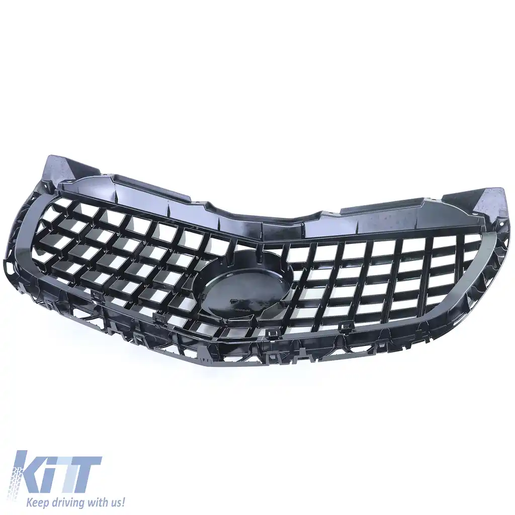Grilă sport neagră lucioasă, potrivită pentru Mercedes Sprinter W906 Facelift 13-18-image-6203744