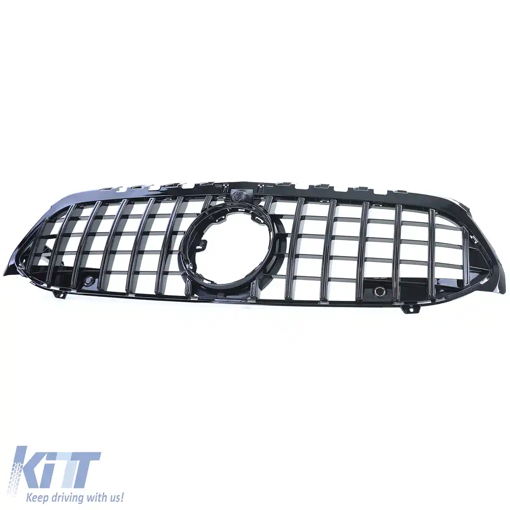 Grilă Sport Neagră Lucioasă potrivită pentru Mercedes A-Class W177 V177 2018-2022-image-6203845
