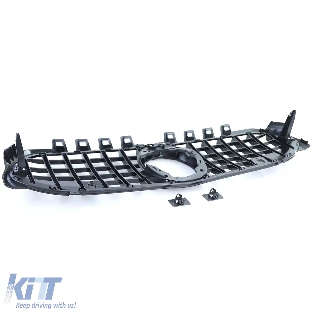 Grilă Sport Neagră Lucioasă potrivită pentru Mercedes A-Class W177 V177 2018-2022-image-6203847