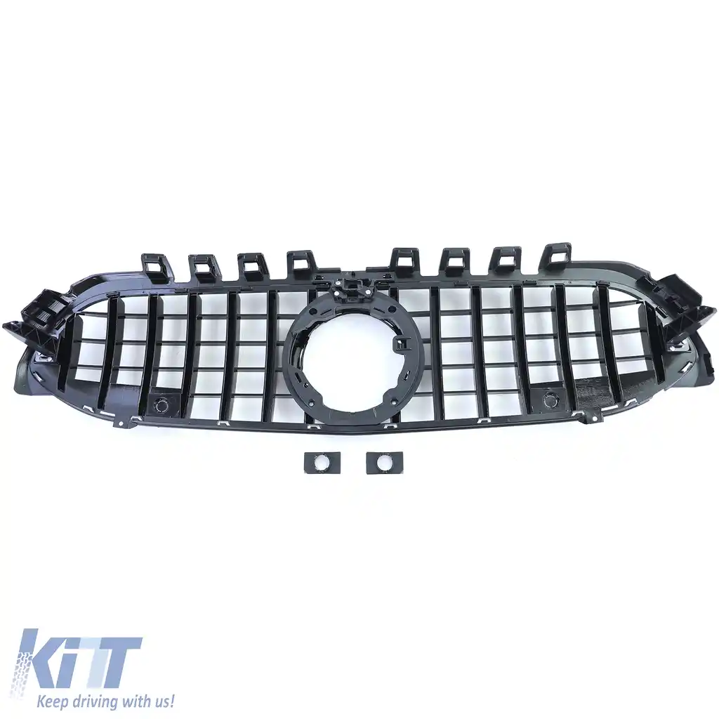 Grilă Sport Neagră Lucioasă potrivită pentru Mercedes A-Class W177 V177 2018-2022-image-6203849