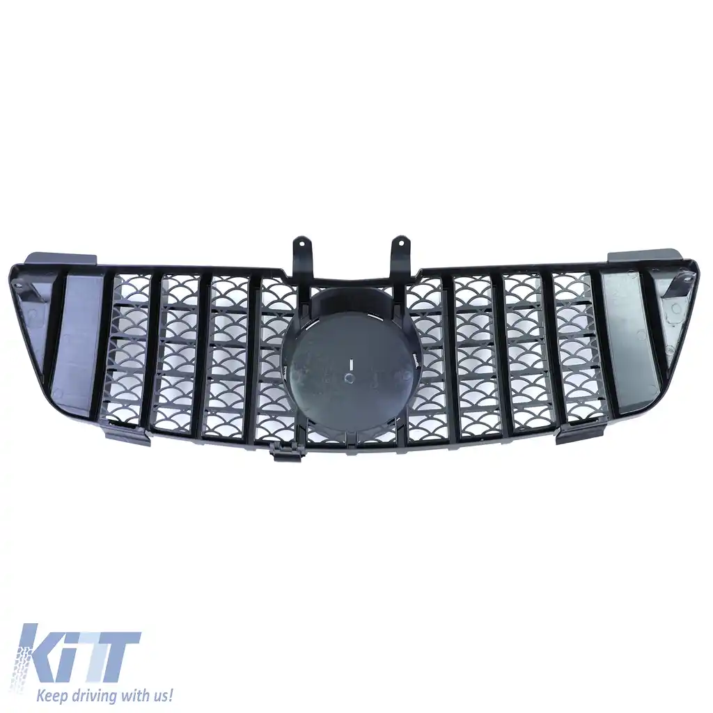 Grilă sport neagră lucioasă, potrivită pentru Mercedes ML W164 pre-facelift 2005-2008-image-6205260