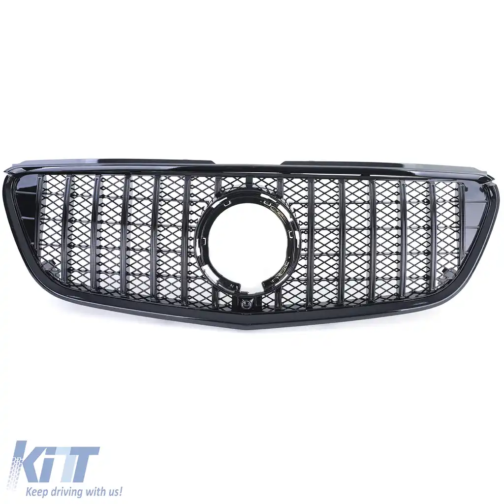 Grilă sport neagră lucioasă, potrivită pentru Mercedes V-Class Vito W447 W448 din 19-image-6205265