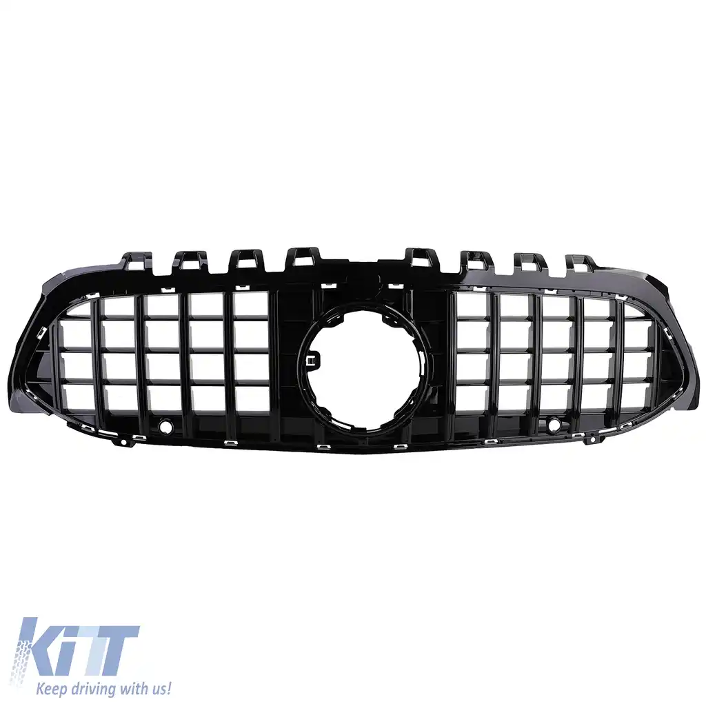 Grilă sport neagră lucioasă, potrivită pentru Mercedes A-Class W177 V177 18-24-image-6205496