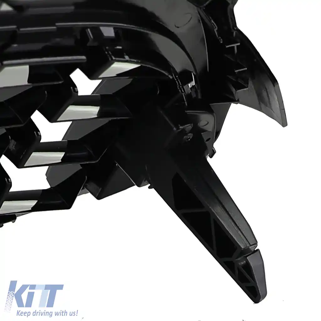 Grilă sport neagră lucioasă, potrivită pentru Mercedes A-Class W177 V177 18-24-image-6205500