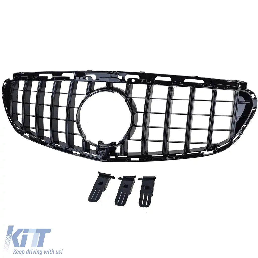 Grilă sport neagră lucioasă potrivită pentru Mercedes E W212 S212 Facelift 13-16-image-6206863
