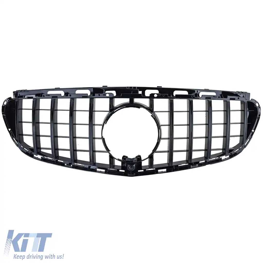 Grilă sport neagră lucioasă potrivită pentru Mercedes E W212 S212 Facelift 13-16-image-6206864