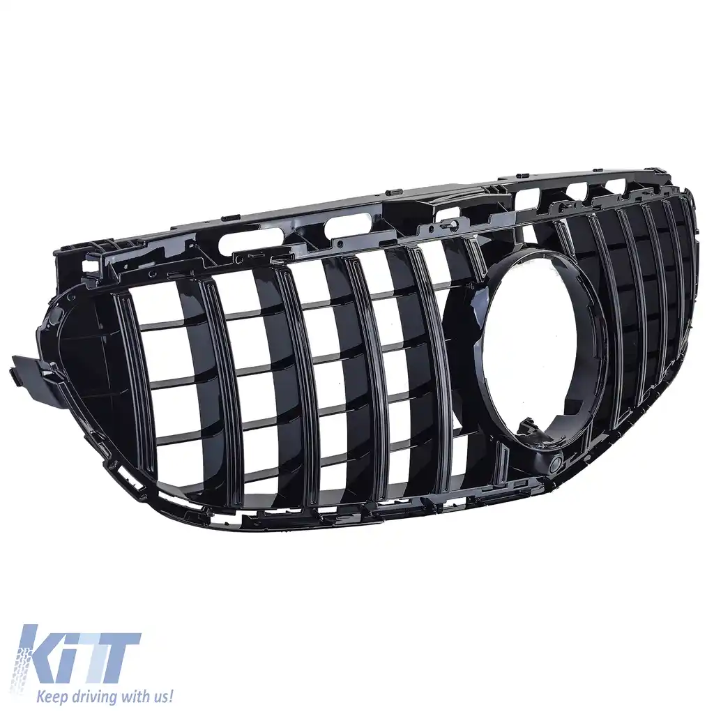 Grilă sport neagră lucioasă potrivită pentru Mercedes E W212 S212 Facelift 13-16-image-6206865
