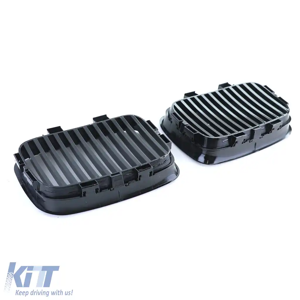 Grilă sport neagră lucioasă, potrivită pentru BMW Seria 3 E36 pre-facelift 91-96-image-6209893