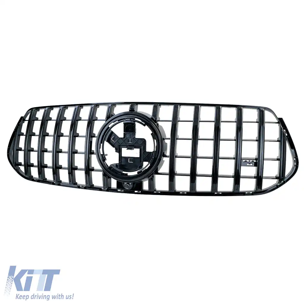 Grilă sport neagră lucioasă, potrivită pentru Mercedes GLE V167 Coupe C167 18-23 cu design A-image-6211079
