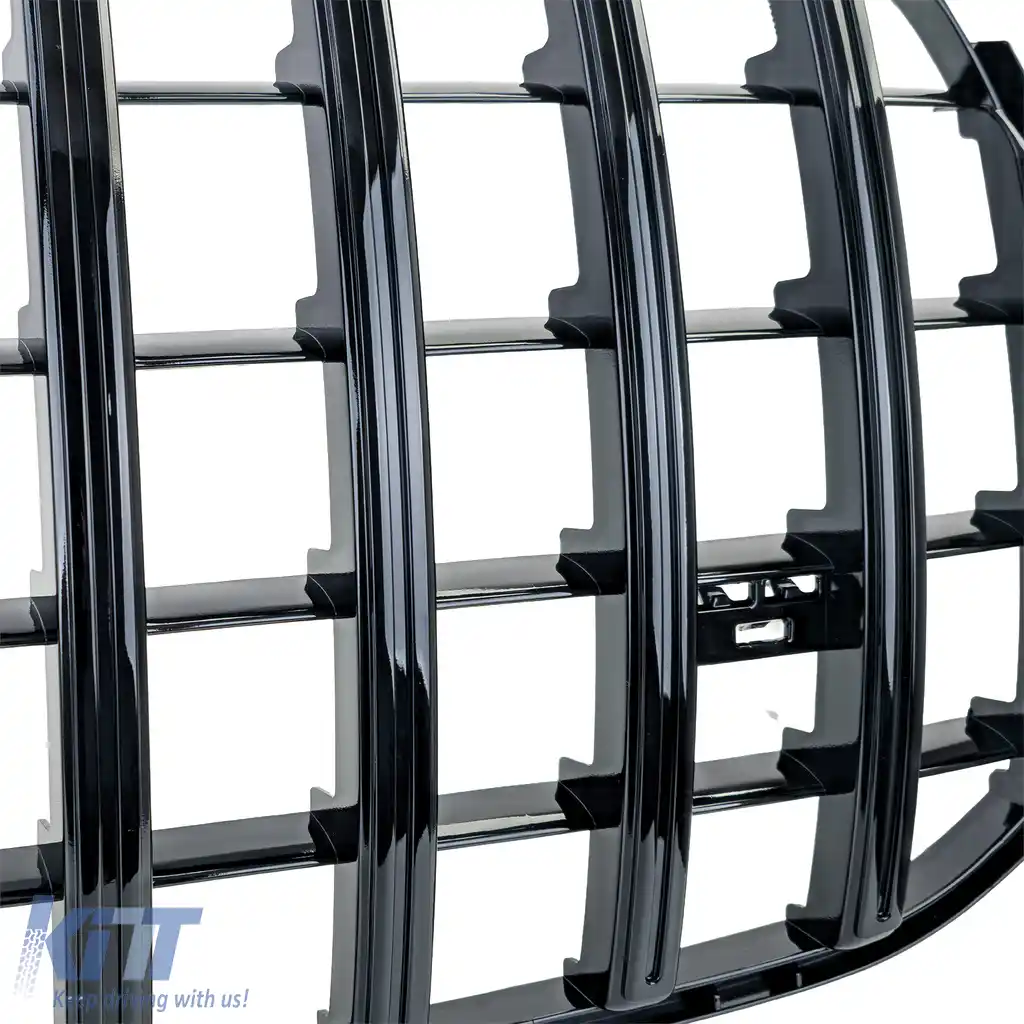 Grilă sport neagră lucioasă, potrivită pentru Mercedes GLE V167 Coupe C167 18-23 cu design A-image-6211084