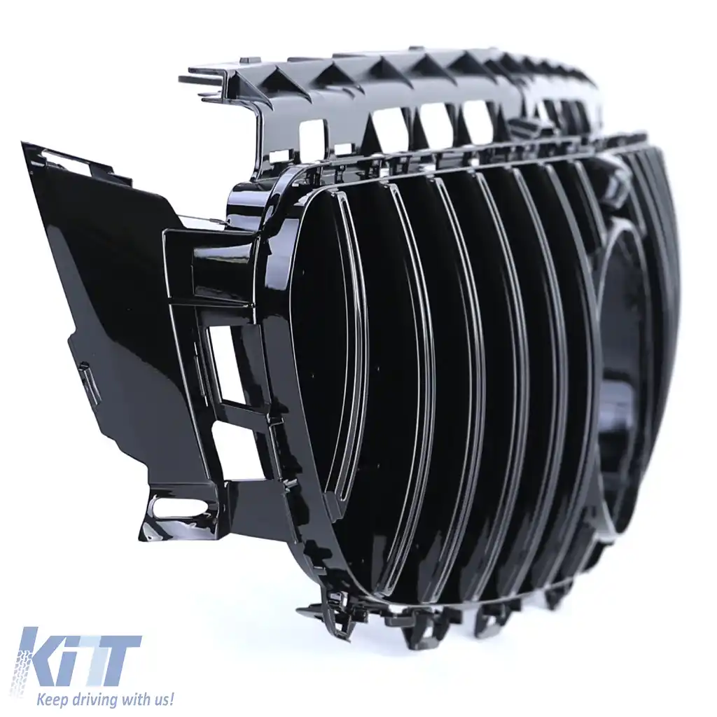 Grilă sport neagră lucioasă potrivită pentru Mercedes E W213 S213 C238 A238 16-20-image-6261279