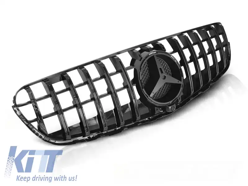 GRILĂ SPORT NEAGRĂ LUCIOASĂ potrivită pentru MERCEDES GLC W253 15-18
