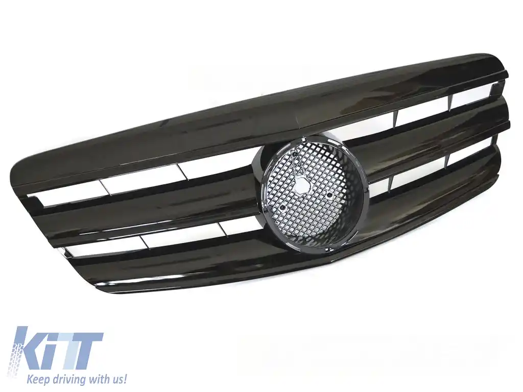 GRILĂ SPORT NEAGRĂ LUCIOASĂ potrivită pentru MERCEDES W221 05-09