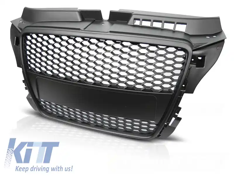 image-66-GRILĂ SPORT NEAGRĂ potrivită pentru AUDI A3 (8P) 04.08-07.12