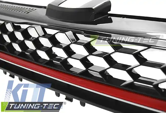 GRILĂ SPORT NEAGRĂ ROȘIE potrivită pentru VW GOLF 7 13-17-image-6267313