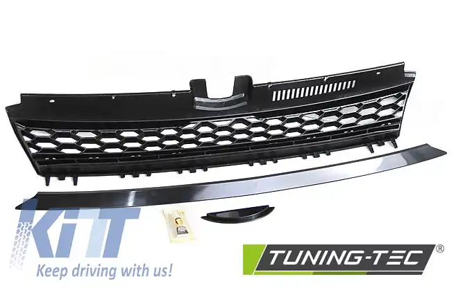 GRILĂ SPORT NEAGRĂ ROȘIE potrivită pentru VW GOLF 7 13-17-image-6267316