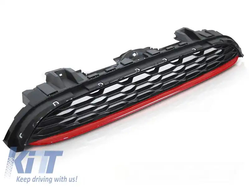 GRILĂ SPORT NEAGRĂ ROȘIE potrivită pentru MINI COOPER F55 F56 F57 14-21