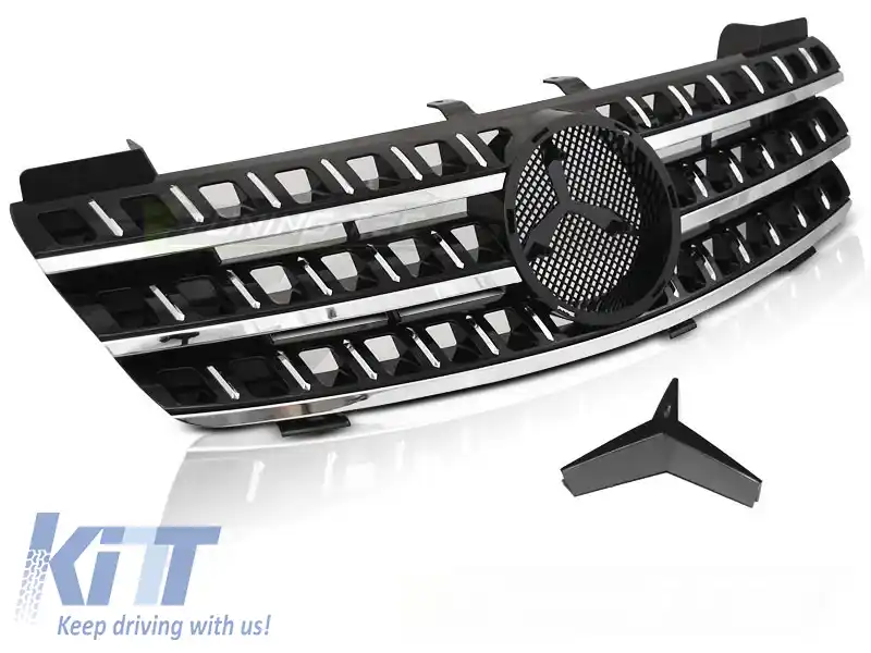 GRILĂ SPORT NEGRU CROMAT potrivită pentru MERCEDES W164 05-08