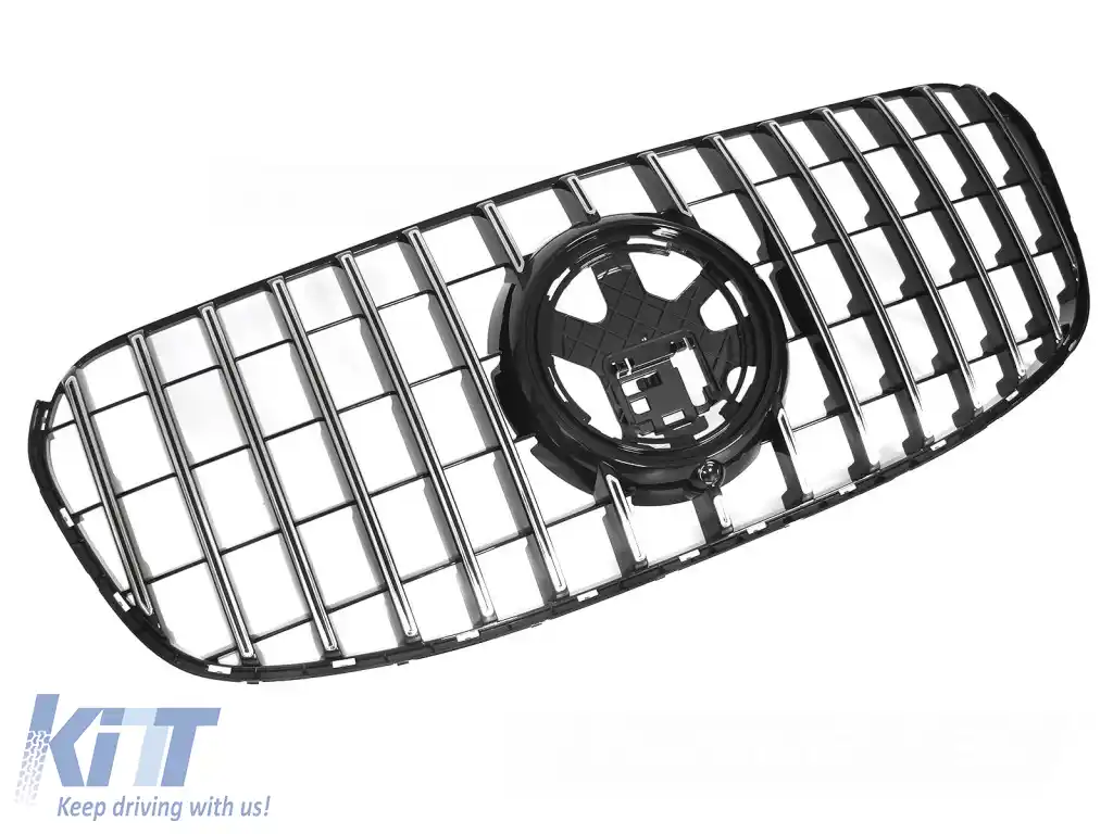 GRILĂ SPORT NEGRU CROMAT potrivită pentru MERCEDES GLS X167 23-