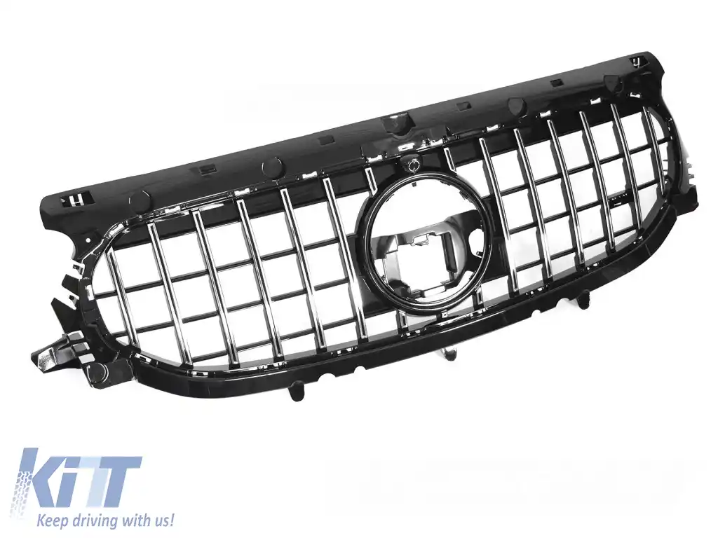 GRILĂ SPORT NEGRU CROMAT potrivită pentru MERCEDES GLA H247 19-23