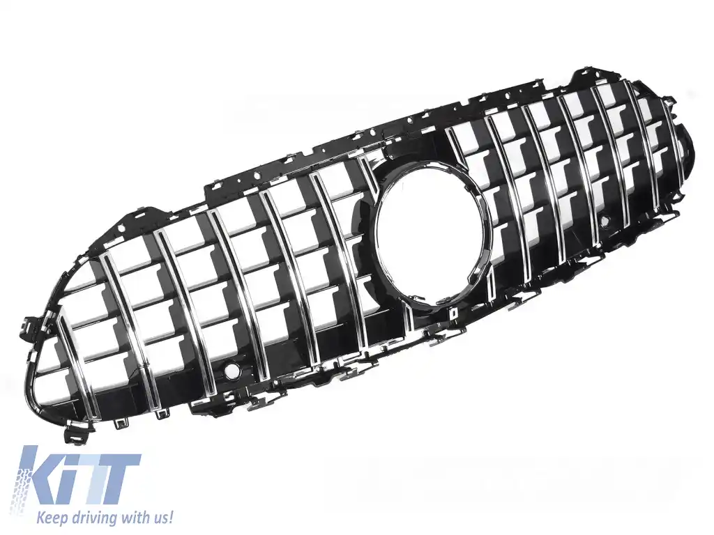 GRILĂ SPORT NEGRU CROMATĂ potrivită pentru MERCEDES CLS C257 18-23