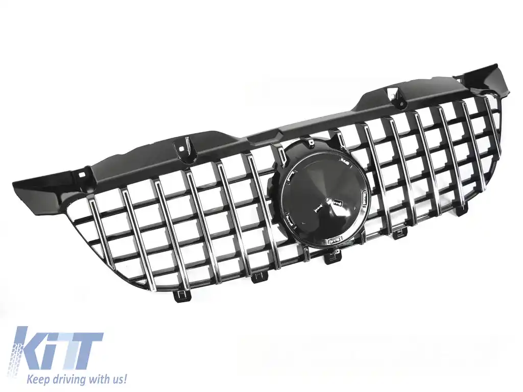 GRILĂ SPORT NEGRU CROMATĂ potrivită pentru MERCEDES SPRINTER W906 09-13