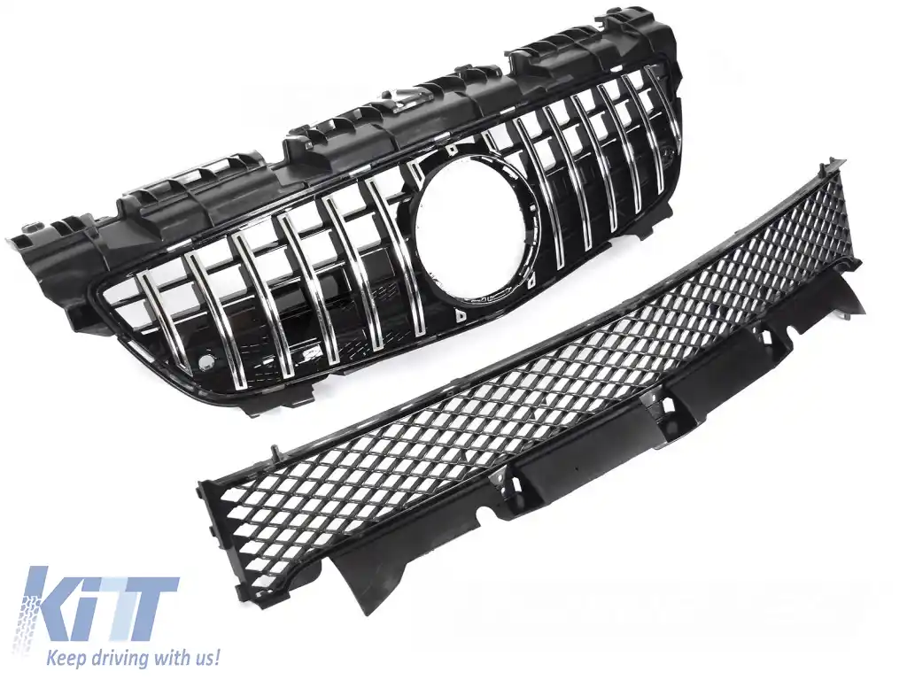 GRILĂ SPORT NEGRU CROMAT potrivită pentru MERCEDES SLK R172 11-15