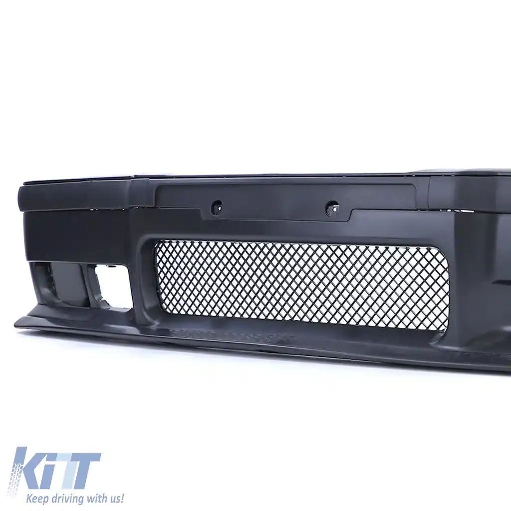 Grilă sport pentru bara de protecție cu faruri de ceață din sticlă clară, potrivită pentru BMW Seria 3 E36-image-6201916