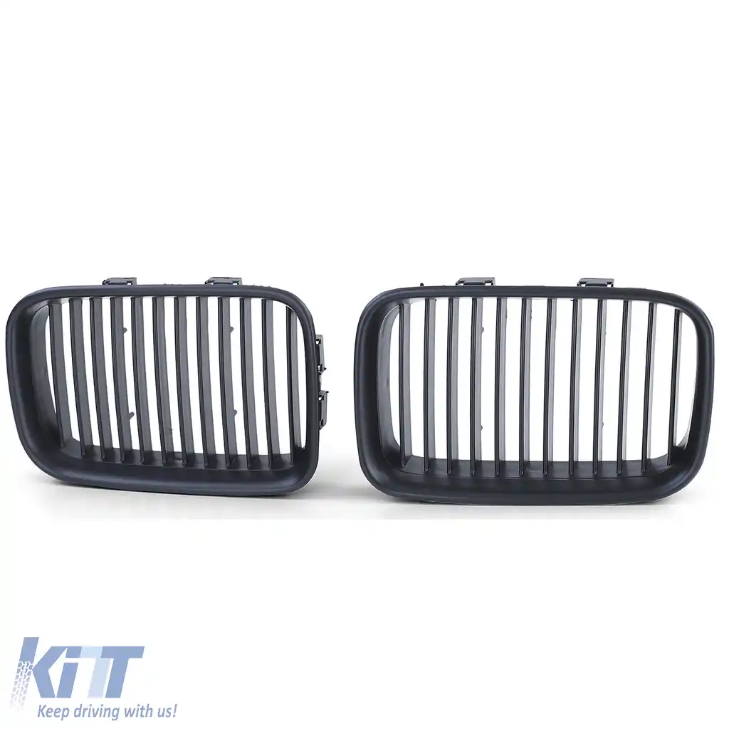 Grilă sport pentru bara de protecție cu faruri de ceață din sticlă clară, potrivită pentru BMW Seria 3 E36-image-6201919