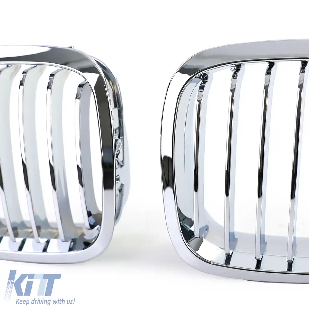 Grilă sport Performance cromată potrivită pentru BMW Seria 3 E46 Coupe Cabrio 99-03-image-6205351