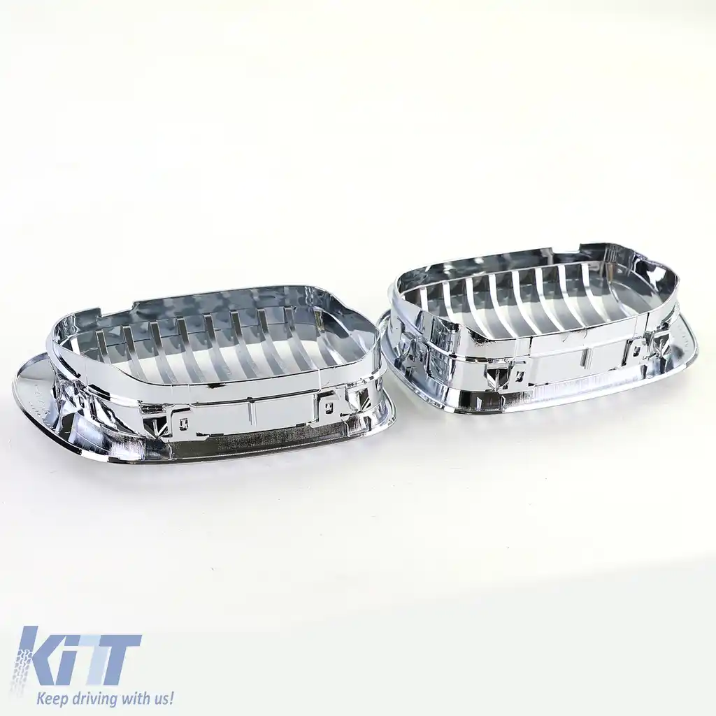 Grilă sport Performance cromată potrivită pentru BMW Seria 3 E46 Coupe Cabrio 99-03-image-6205354