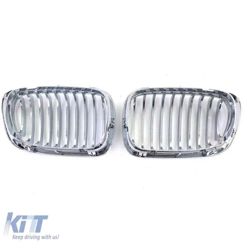 Grilă sport Performance cromată potrivită pentru BMW Seria 3 E46 Coupe Cabrio 99-03-image-6205355