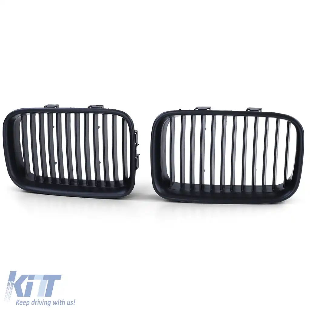 Grilă sport Performance mată potrivită pentru BMW Seria 3 E36 pre-facelift 91-96-image-6192770
