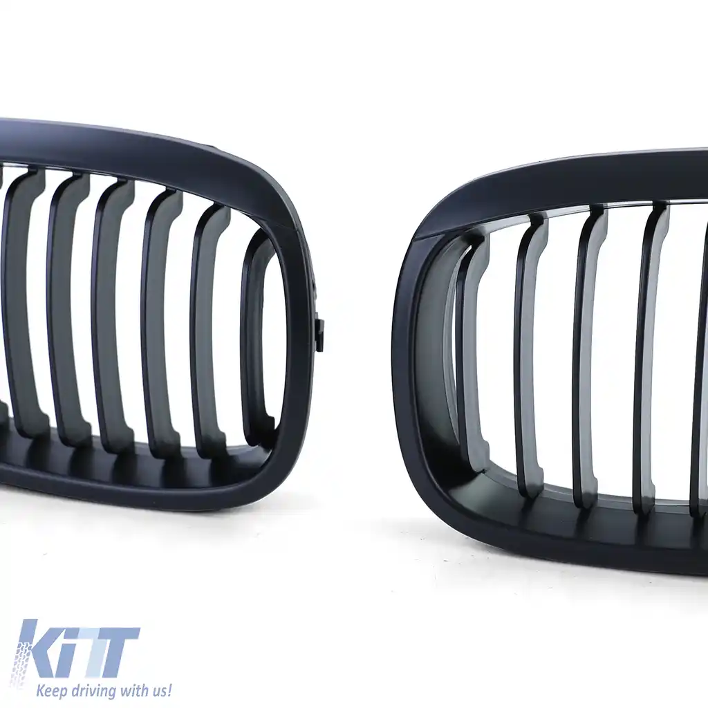 Grilă sport Performance mată potrivită pentru BMW Seria 3 E46 Coupe Cabrio 03-07-image-6201432