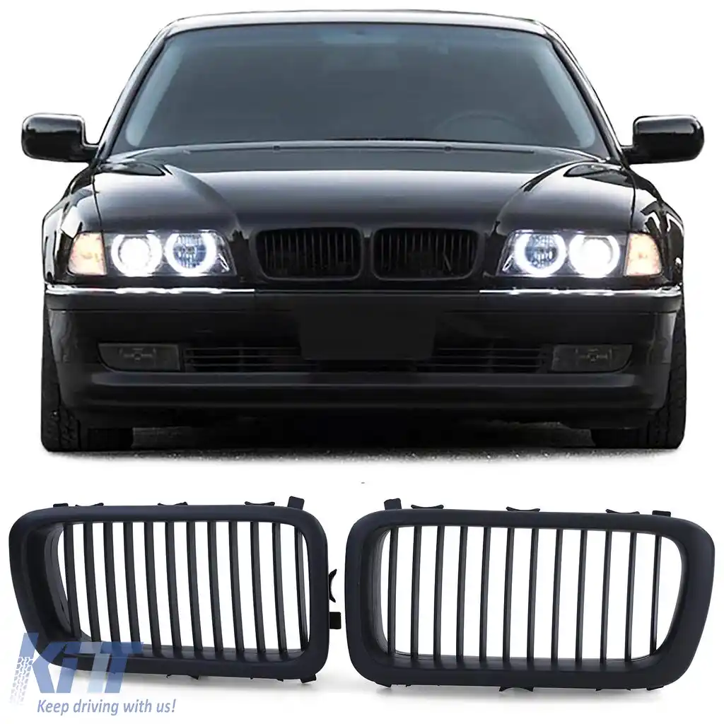 Grilă sport Performance neagră mată potrivită pentru BMW Seria 7 E38 94-01