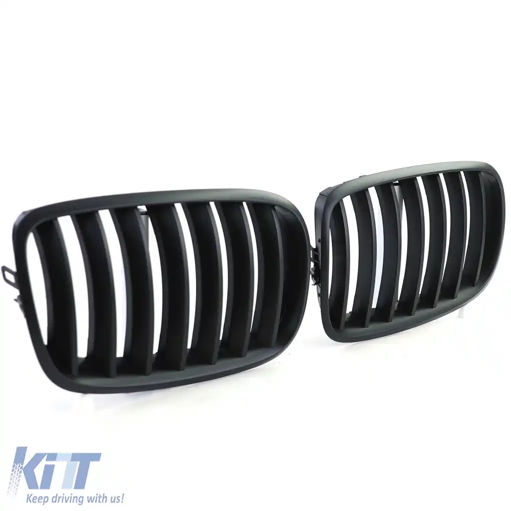Grilă sport Performance neagră mată potrivită pentru BMW X5 E70 X6 E71 06-13-image-6264042