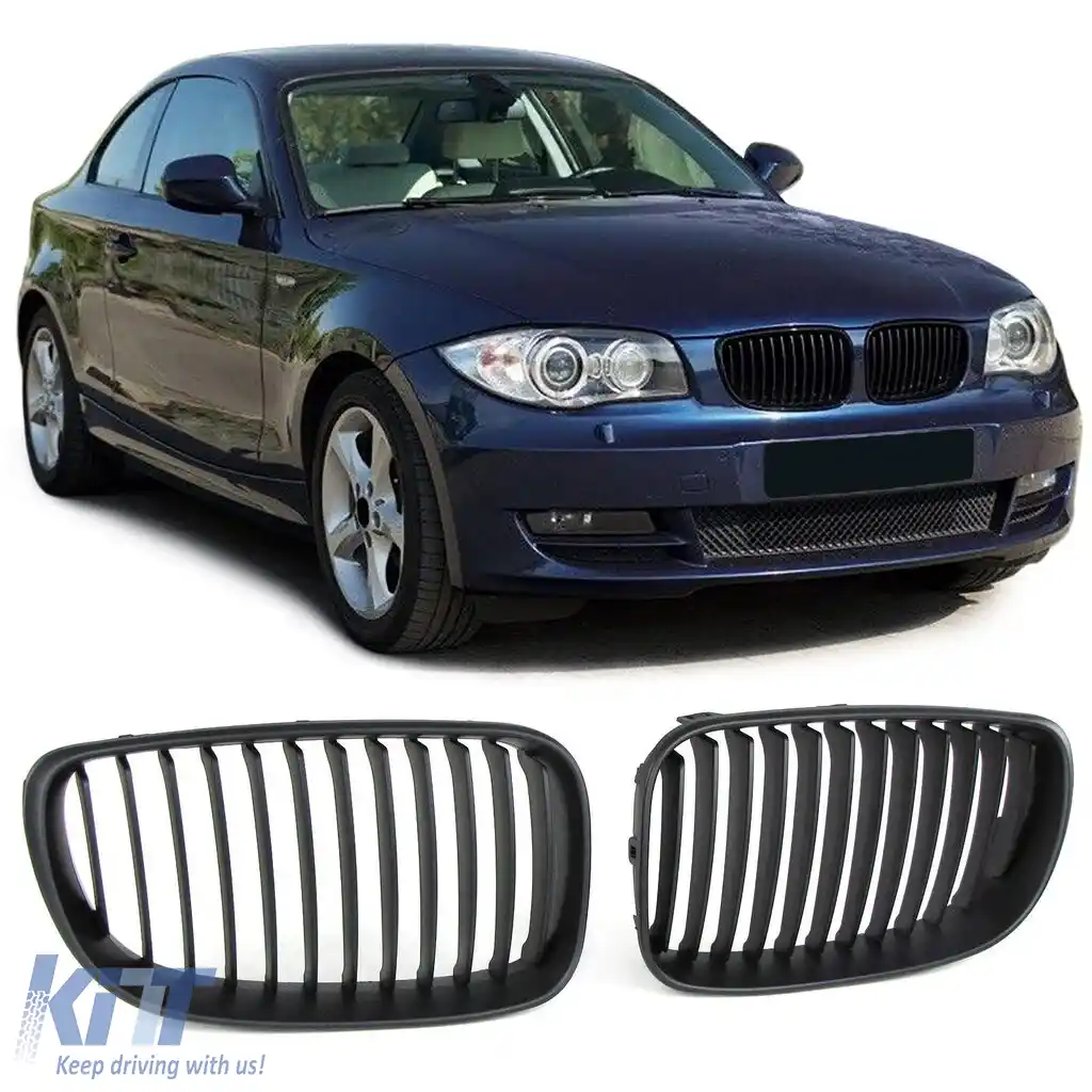 Grilă sport Performance neagră potrivită pentru Seria 1 BMW E81 E82 E87 E88 07-12