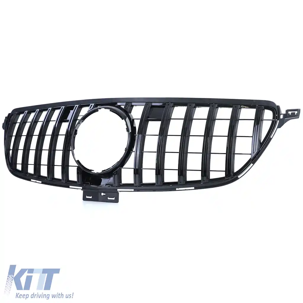 Grilă sport radiator față neagră lucioasă, potrivită pentru Mercedes GLE Coupe C292 din 15-image-6195049