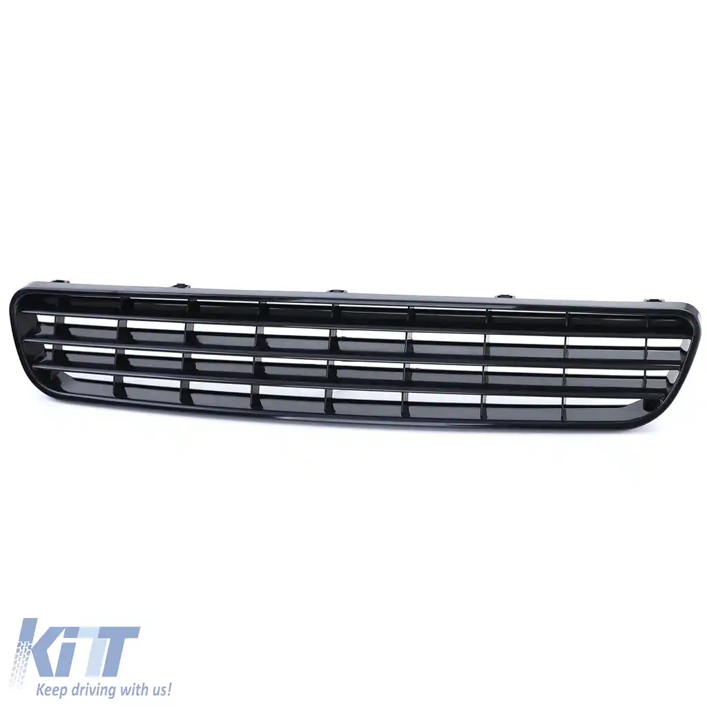 Grilă sport radiator fără emblemă neagră, potrivită pentru Audi A3 8L 96-00-image-6193462