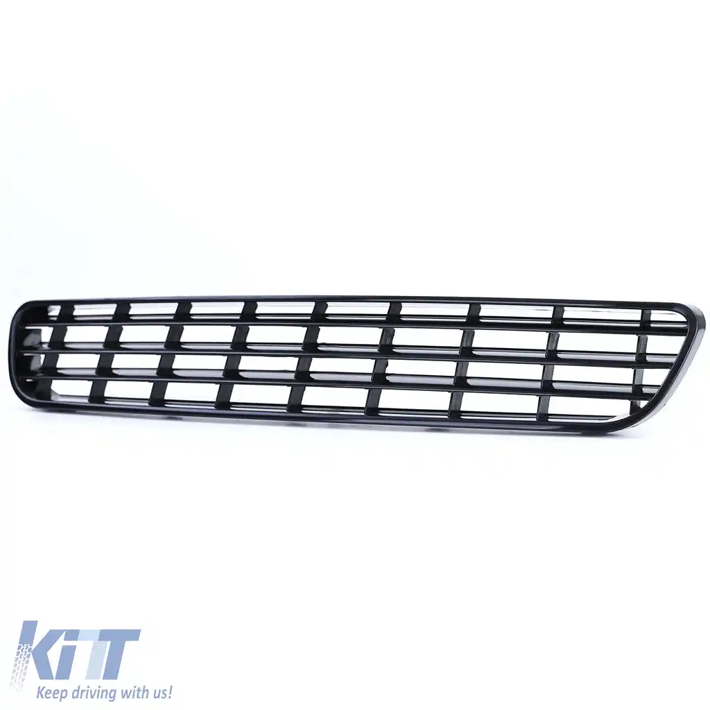 Grilă sport radiator fără emblemă neagră, potrivită pentru Audi A3 8L 96-00-image-6193464