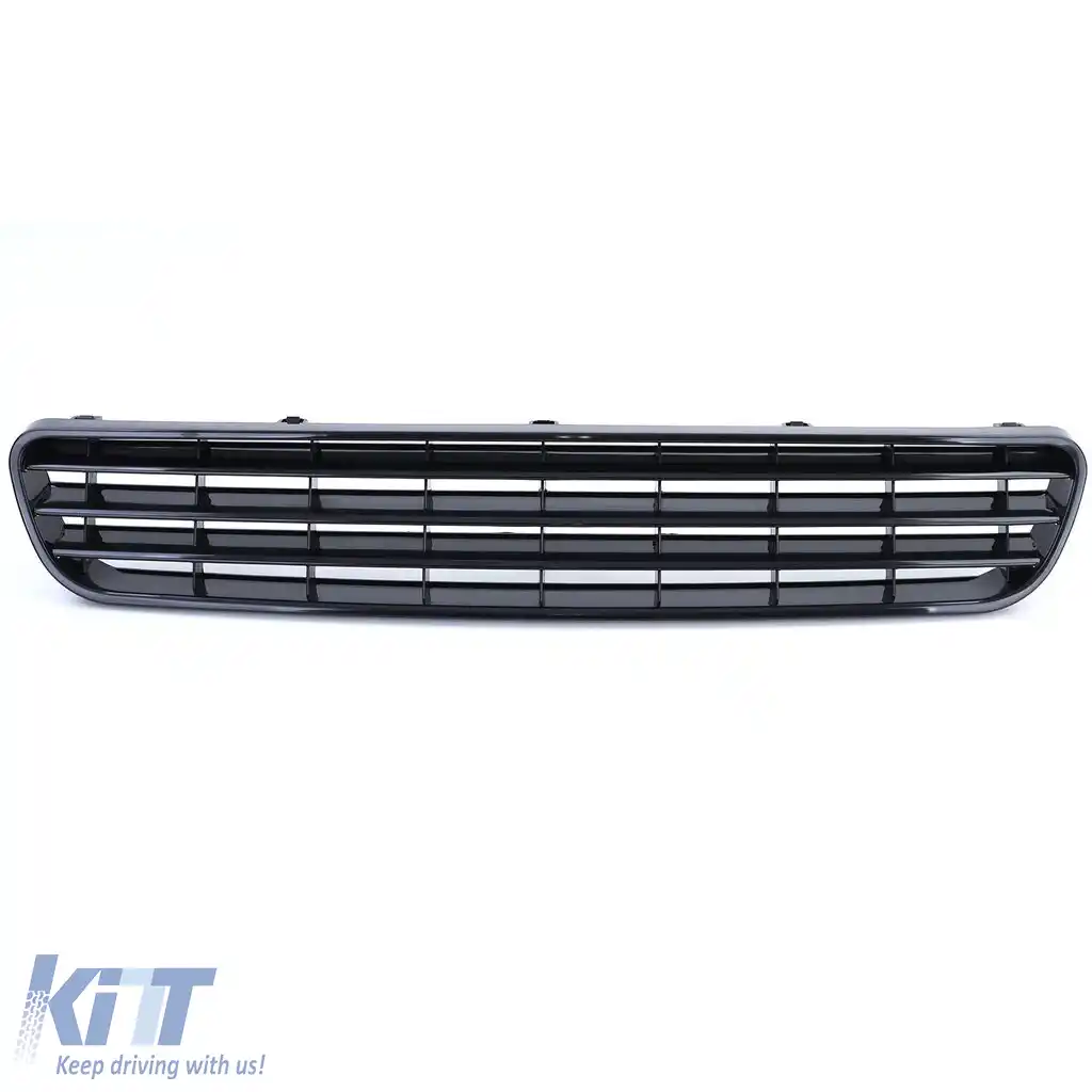 Grilă sport radiator fără emblemă neagră, potrivită pentru Audi A3 8L 96-00-image-6193465