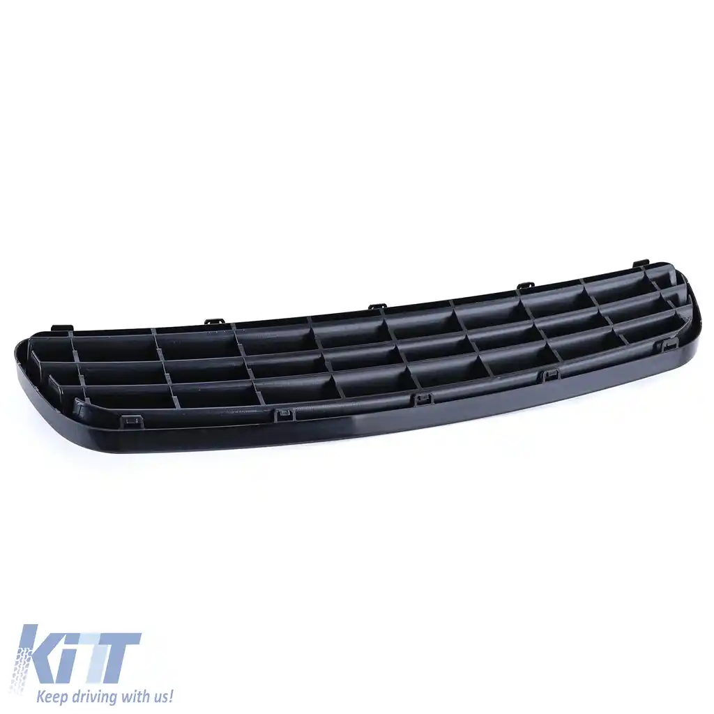 Grilă sport radiator fără emblemă neagră, potrivită pentru Audi A3 8L 96-00-image-6193467