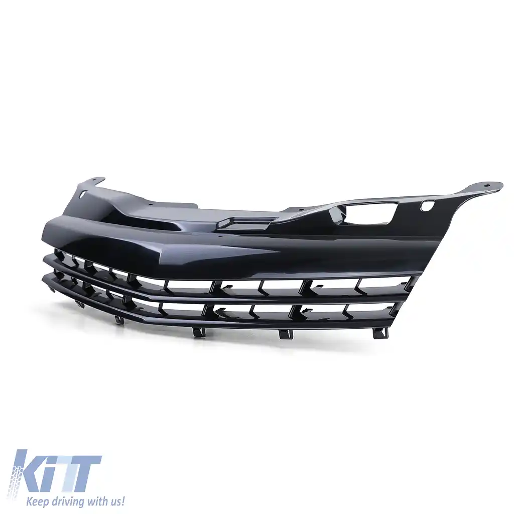 Grilă sport radiator fără emblemă neagră, potrivită pentru Opel Astra H GTC TwinTop 05-10-image-6209219