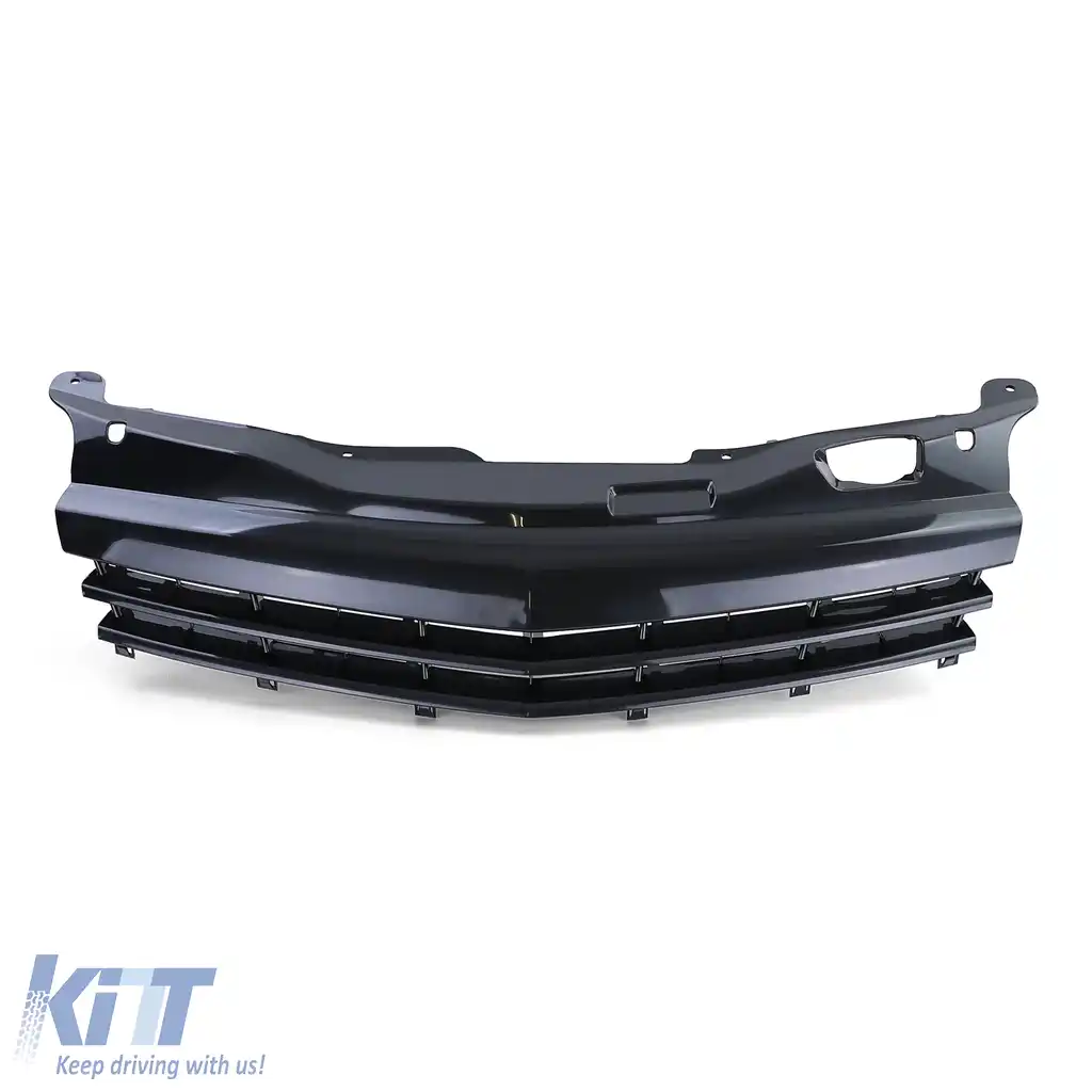 Grilă sport radiator fără emblemă neagră, potrivită pentru Opel Astra H GTC TwinTop 05-10-image-6209221