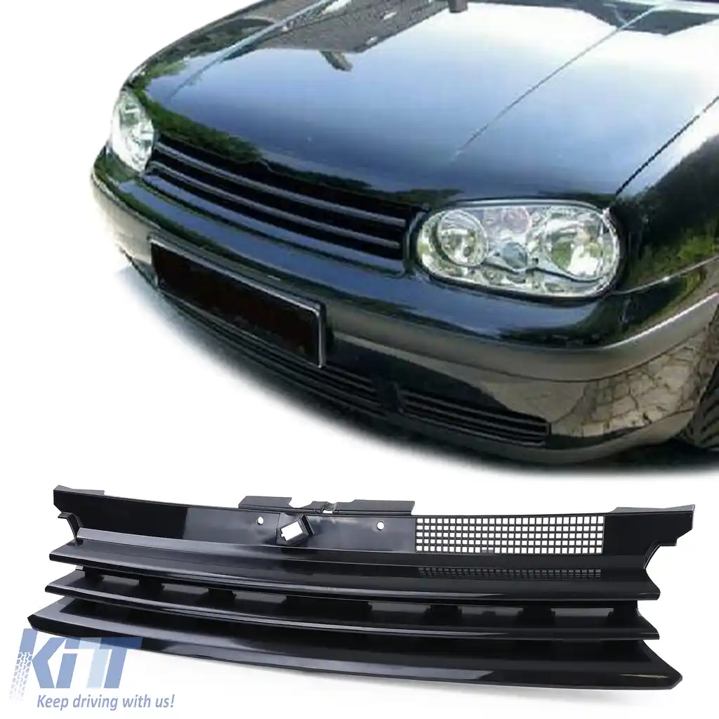 Grilă sport radiator fără emblemă potrivită pentru VW Golf 4 97-03