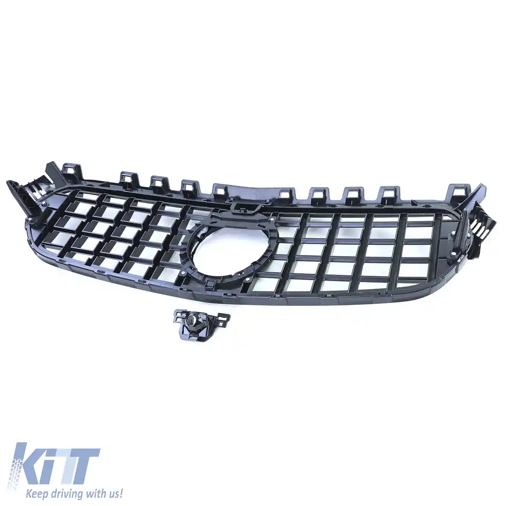 Grilă sport radiator neagră lucioasă cromată, potrivită pentru Mercedes B-Class W247 din 18-image-6206496