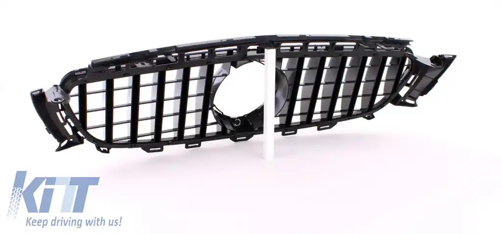 Grilă sport radiator neagră lucioasă, potrivită pentru Mercedes E W213 S213 C238 A238 16-20-image-6264093