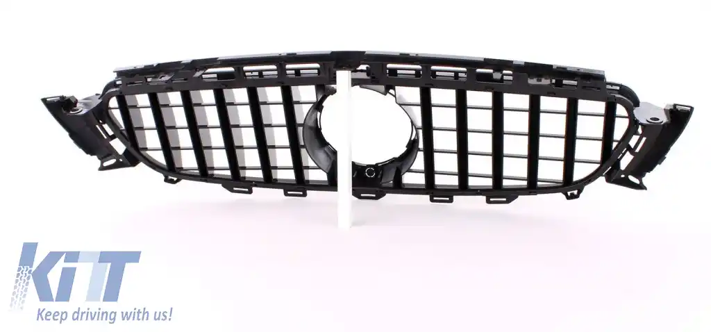 Grilă sport radiator neagră lucioasă, potrivită pentru Mercedes E W213 S213 C238 A238 16-20-image-6264094